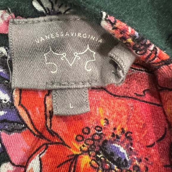 Anthropologie Vanessa Virginia- Twisted High Neck Tank size Large - Picture 7 of 10